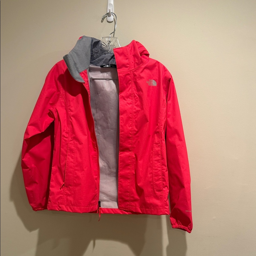 Northface Girls Red/fuschia Jacket M 10/12